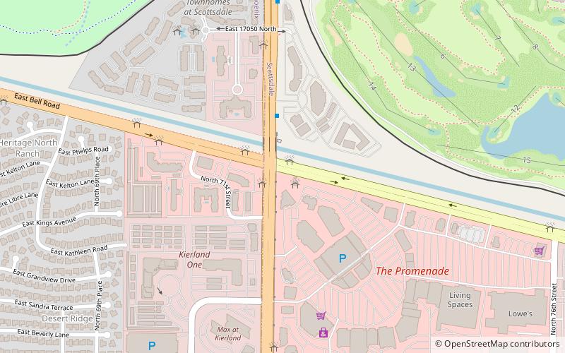 the promenade scottsdale location map