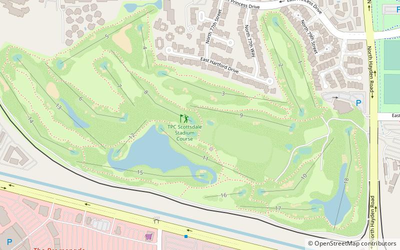 TPC Scottsdale location map