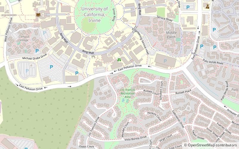 University of California location map