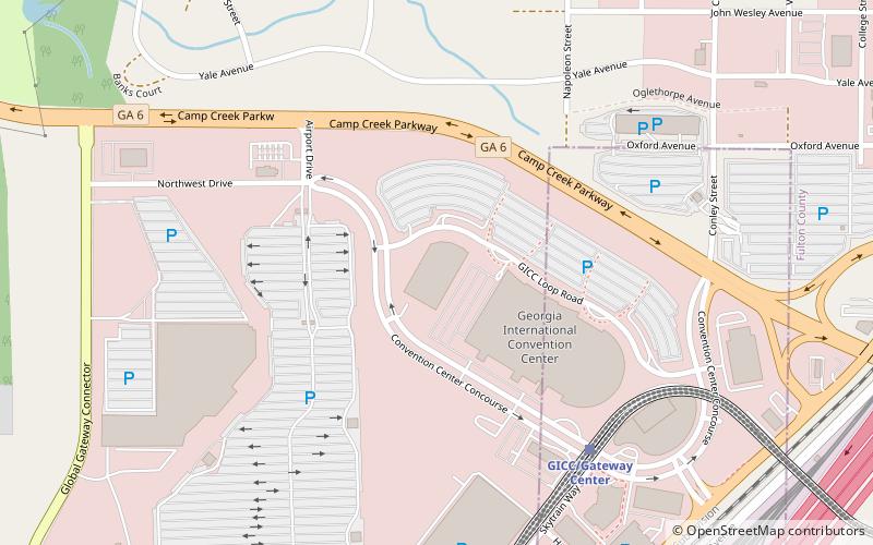 Gateway Center Arena location map