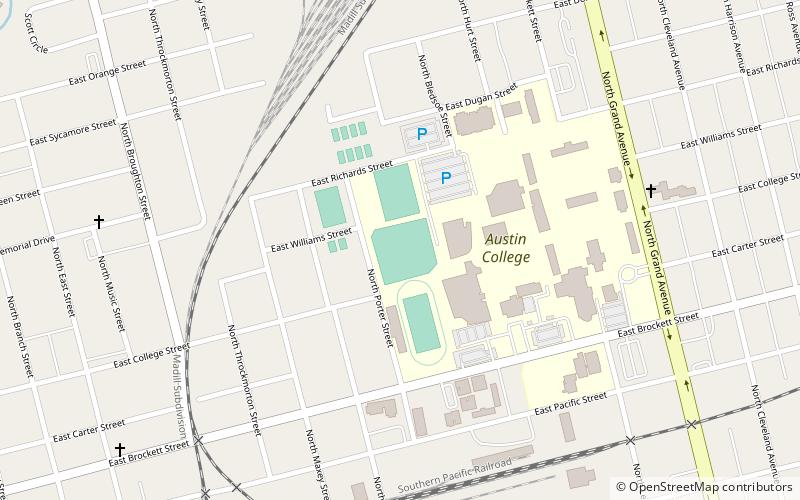 Baker Field location map