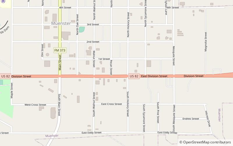 Muenster location map