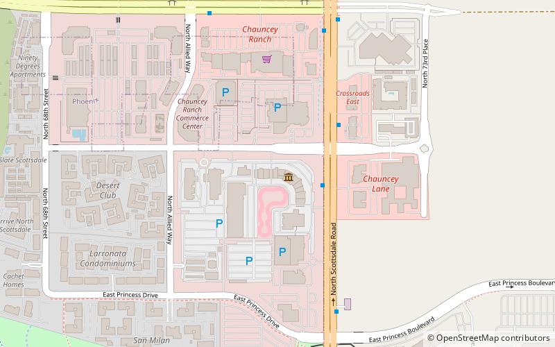 Penske Racing Museum location map