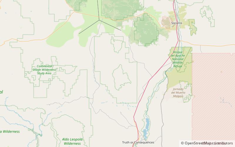 west blue mountain apache kid wilderness location map