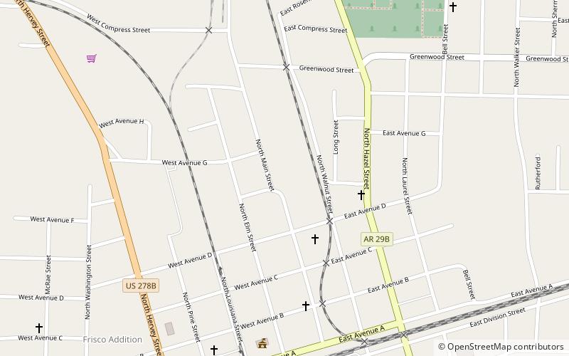 Ethridge House location map
