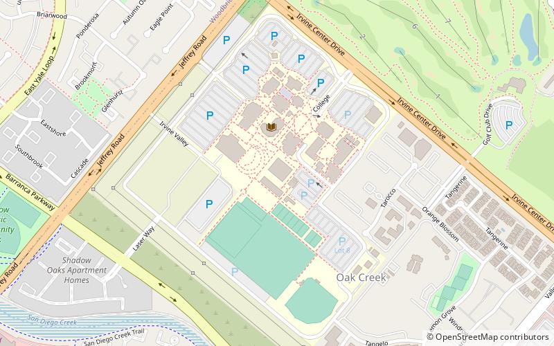 Irvine Valley College location map