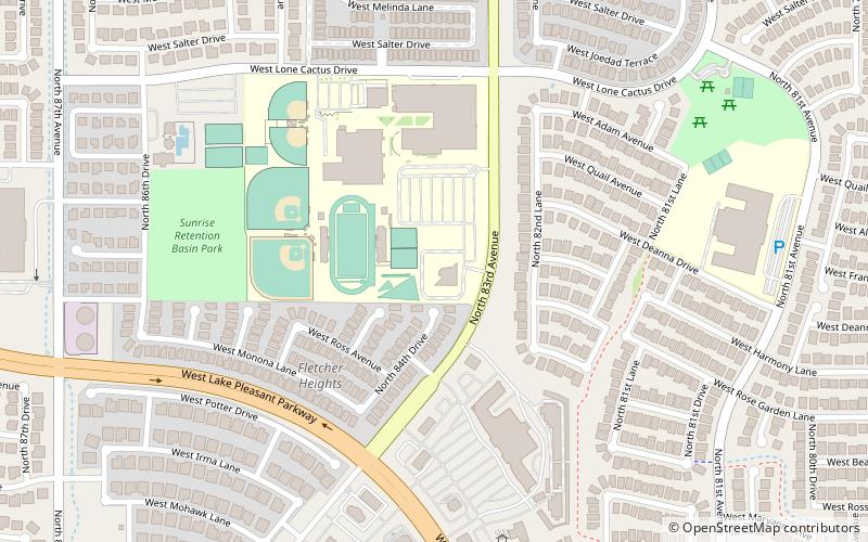 Challenger Space Center Arizona location map