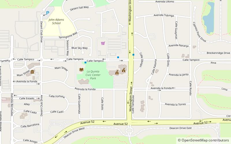 La Quinta City Hall location map