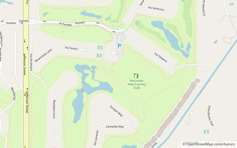 Mountain View Country Club location map