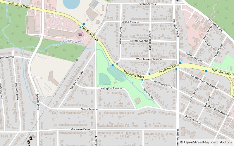 Dick Lane Velodrome location map
