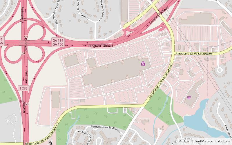 Greenbriar Mall location map