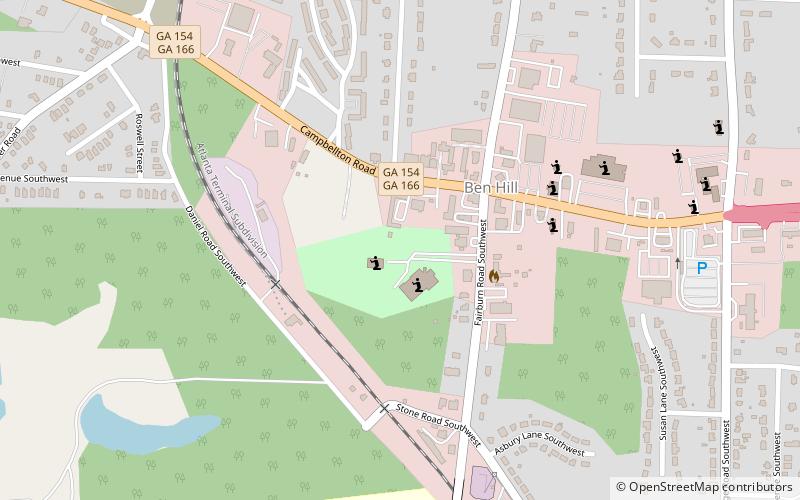 Ben Hill Park location map