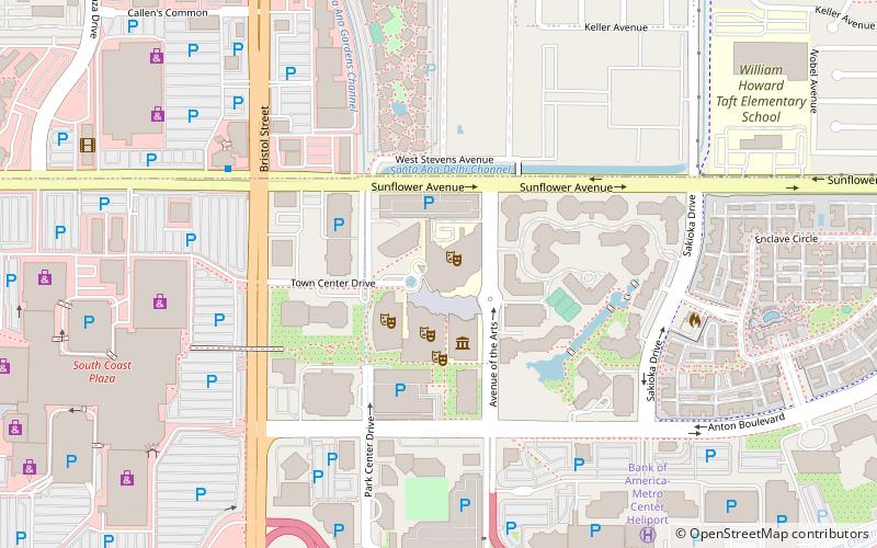 Segerstrom Center for the Arts location map