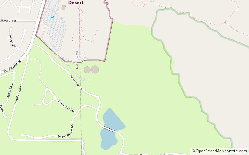 Jardín botánico y zoológico Living Desert location map