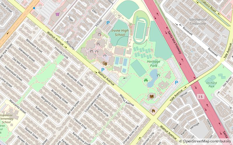 Heritage Park Aquatic Center location map