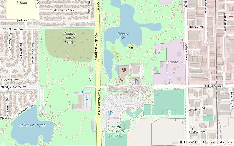 Huntington Beach Public Library location map