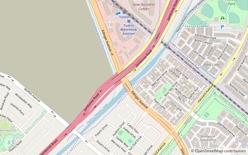 Jamboree Road location map