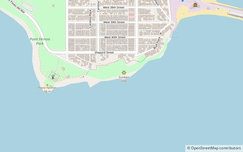 The Sunken City location map
