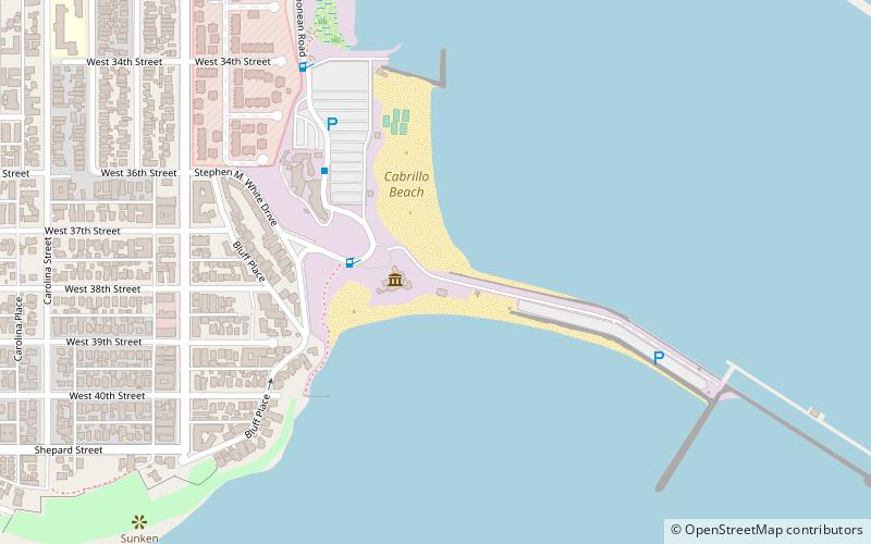 Cabrillo Beach location map