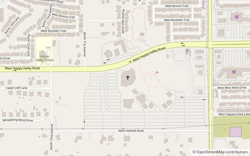 christs church of the valley peoria location map