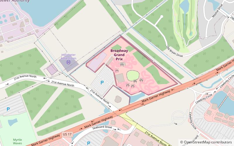 Broadway Grand Prix location map