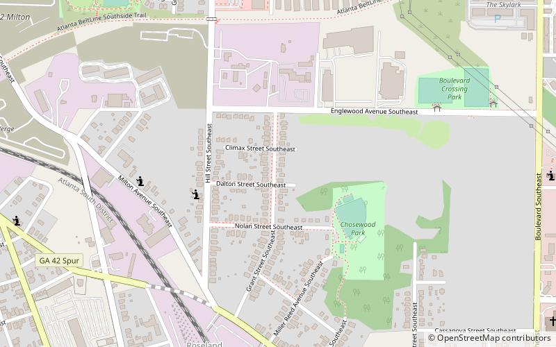 Chosewood Park location map