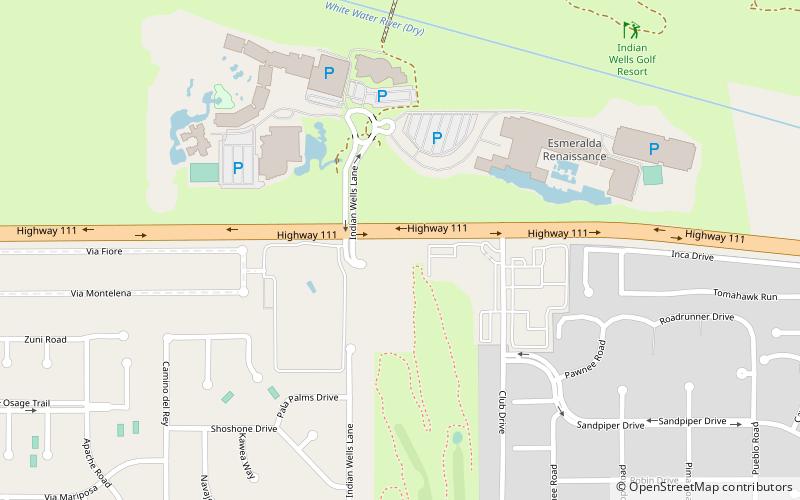 Indian Wells location map