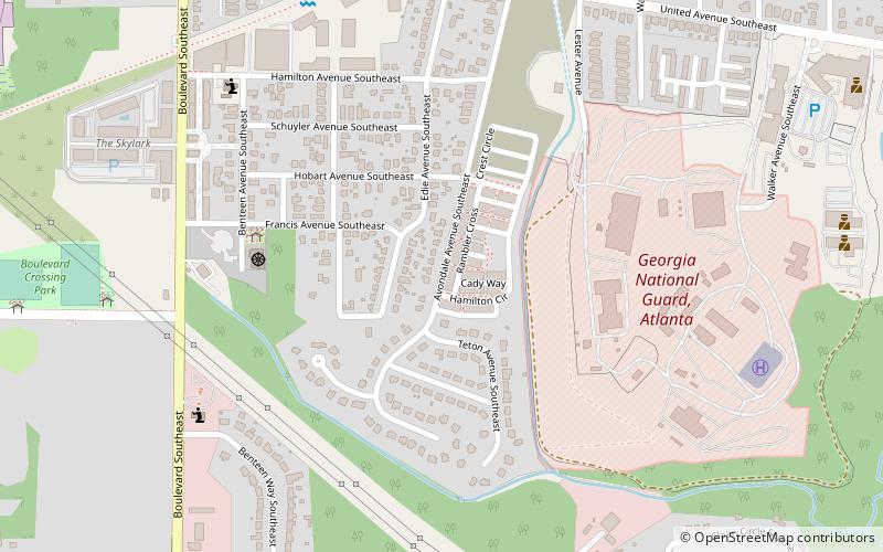 boulevard heights atlanta location map