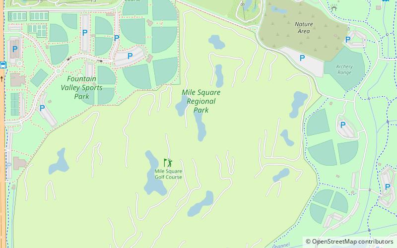 mile square regional park fountain valley location map