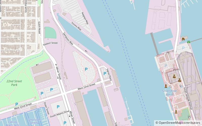 Timm's Point and Landing location map