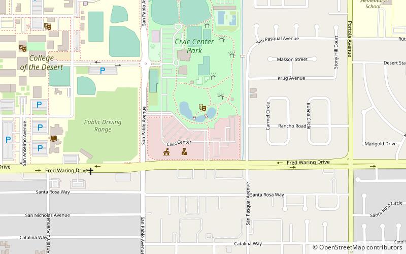 Coachella Valley location map