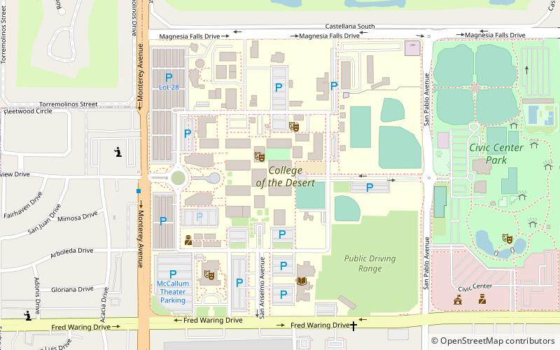 College of the Desert location map