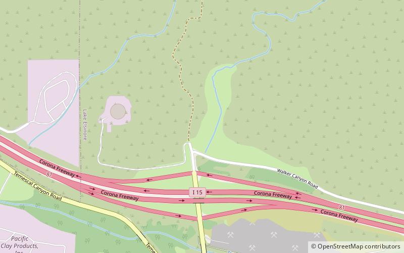 Walker Canyon location map