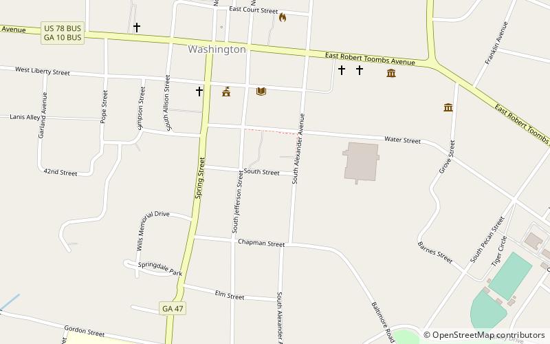 Campbell-Jordan House location map