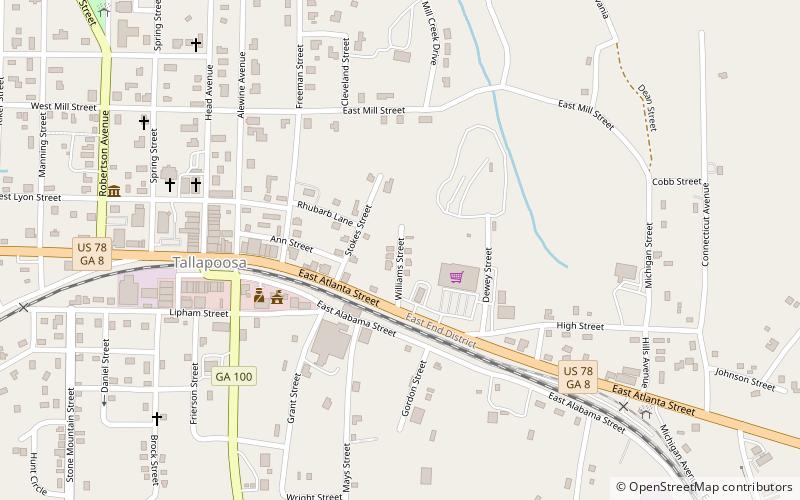 Tallapoosa location map