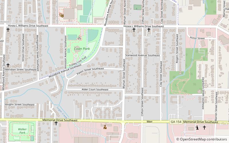 Kirkwood Historic District location map