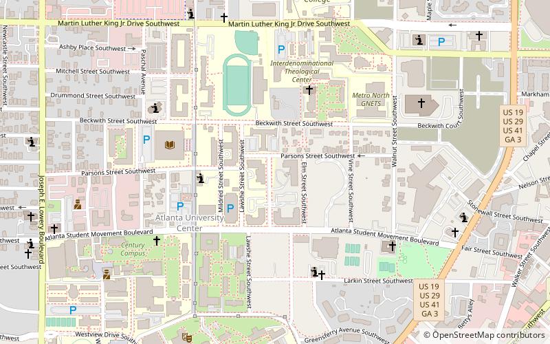 clark atlanta university location map