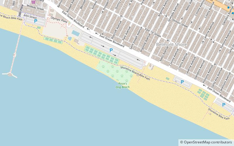 Rosie's Dog Beach location map
