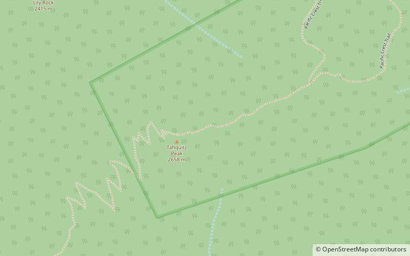 Tahquitz Peak location map