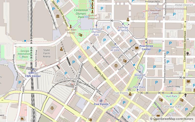 101 Marietta Street location map