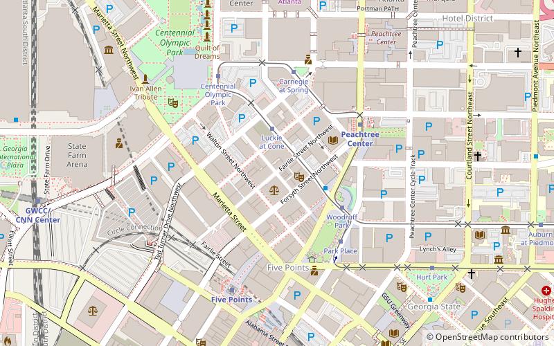 Fairlie–Poplar location map