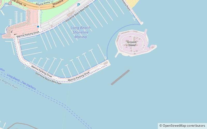 Long Beach Shoreline Marina location map