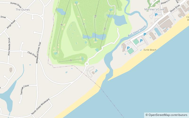 Dunes Golf & Beach Club location map