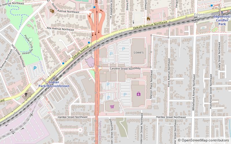 Edgewood Retail District location map