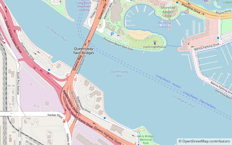 Queensway Twin Bridges location map