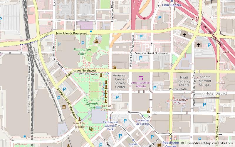Atlanta Contemporary Art Center location map