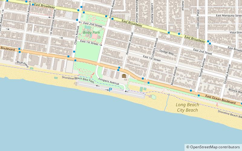 long beach museum of art location map