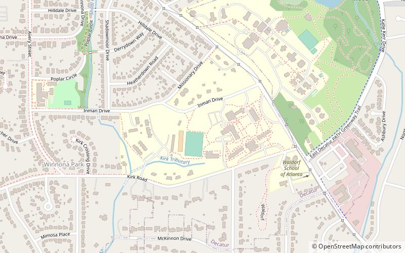 Columbia Theological Seminary location map
