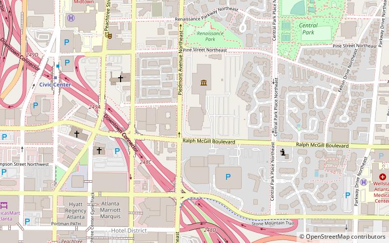 Atlanta Civic Center location map