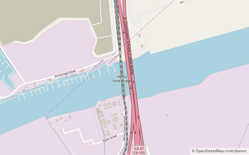 Henry Ford Bridge location map